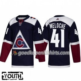 Colorado Avalanche Nicolas Meloche 41 Adidas 2018-2019 Alternate Authentic Shirt - Kinderen